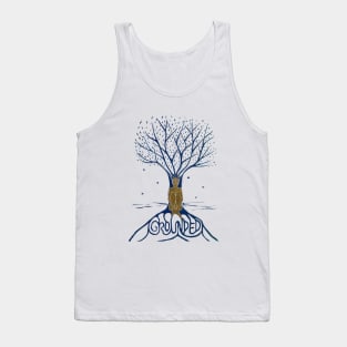 Meditation | Yoga | Tree of life | Self Care for Women | Linocut Tank Top